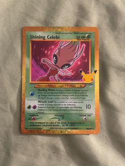 Shining Celebi 106/105 *Near Mint* ME: Pokemon 30th Celebration (30C) *AVAILABLE, DON’T ASK*