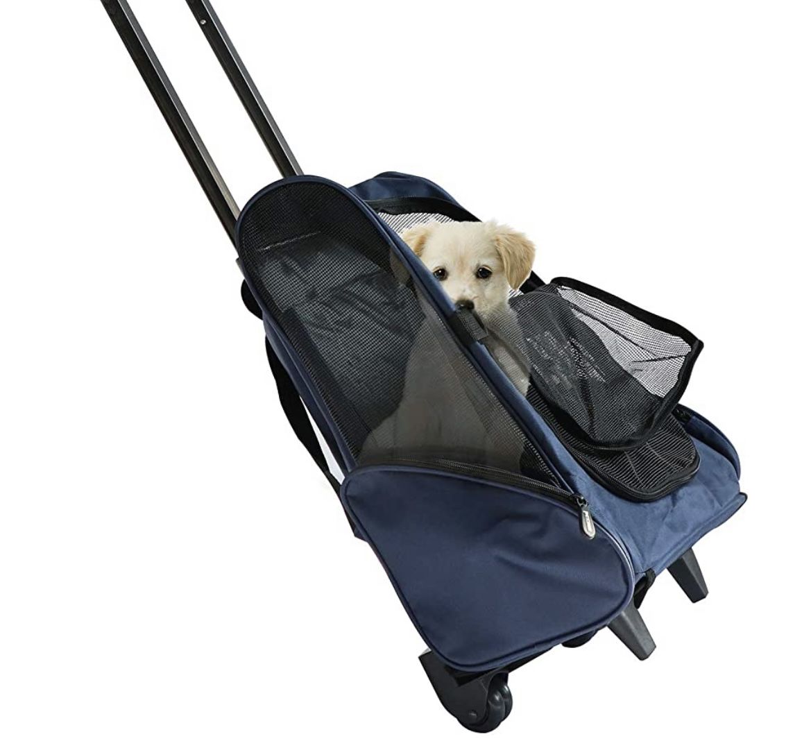 Small Pet Stroller Backpack with telescoping handle. Lemco, 10 lbs. Never used.