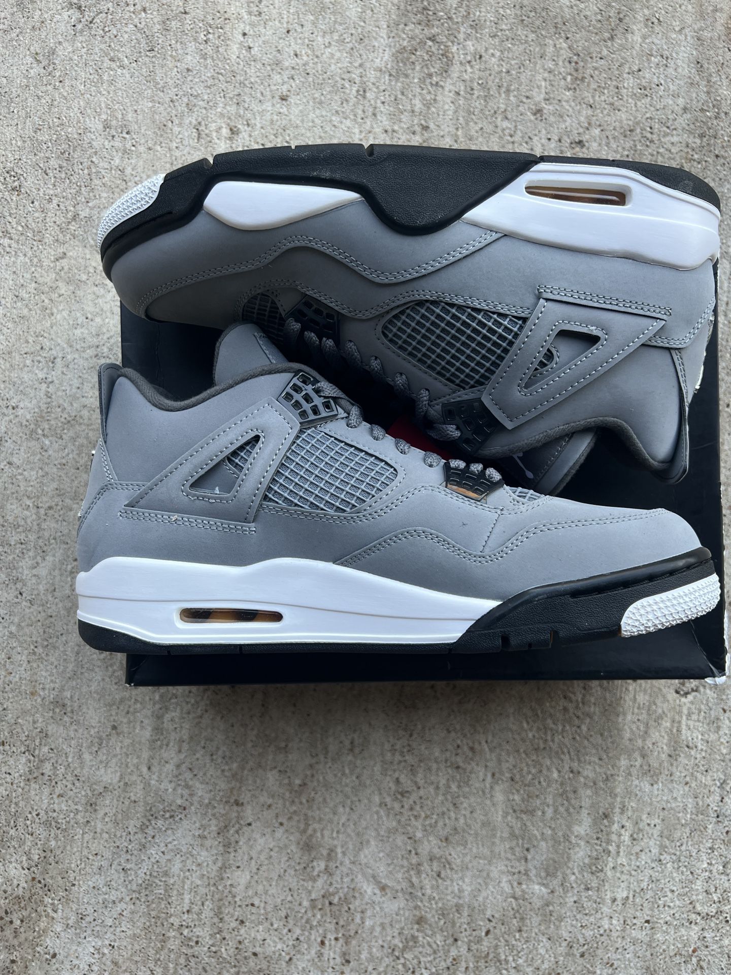 Jordan 4 Cool Greys + GOAT Receipt