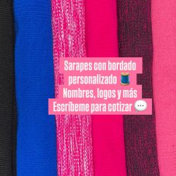 Sarapes Personalizados 
