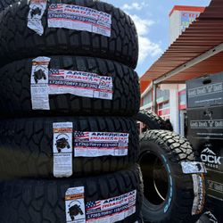 🚨🚨vendo Set De Llantas Lt 265 70 17 American R/T Tires