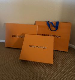 Empty box and bag Louis Vuitton
