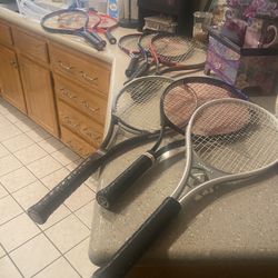 Tennis Rackets  Like New 14$ Each