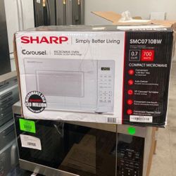 sharp microwave smc0710bw