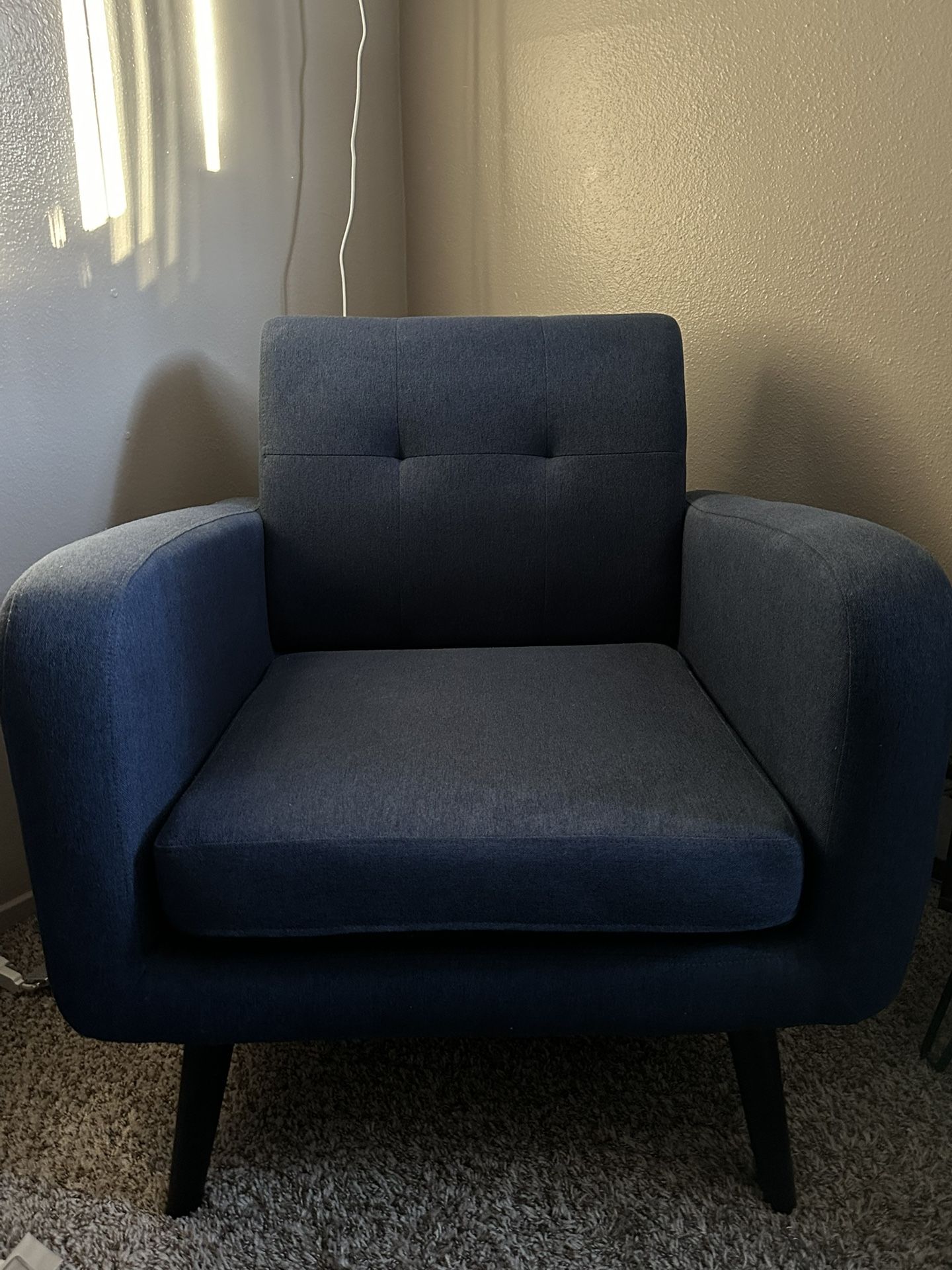 Blue Accent Armchair