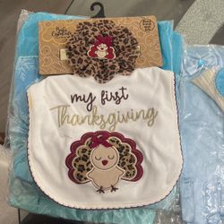 Baby Bib & Headband 