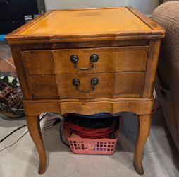 Vintage Provincial Style Night Stand/End Table