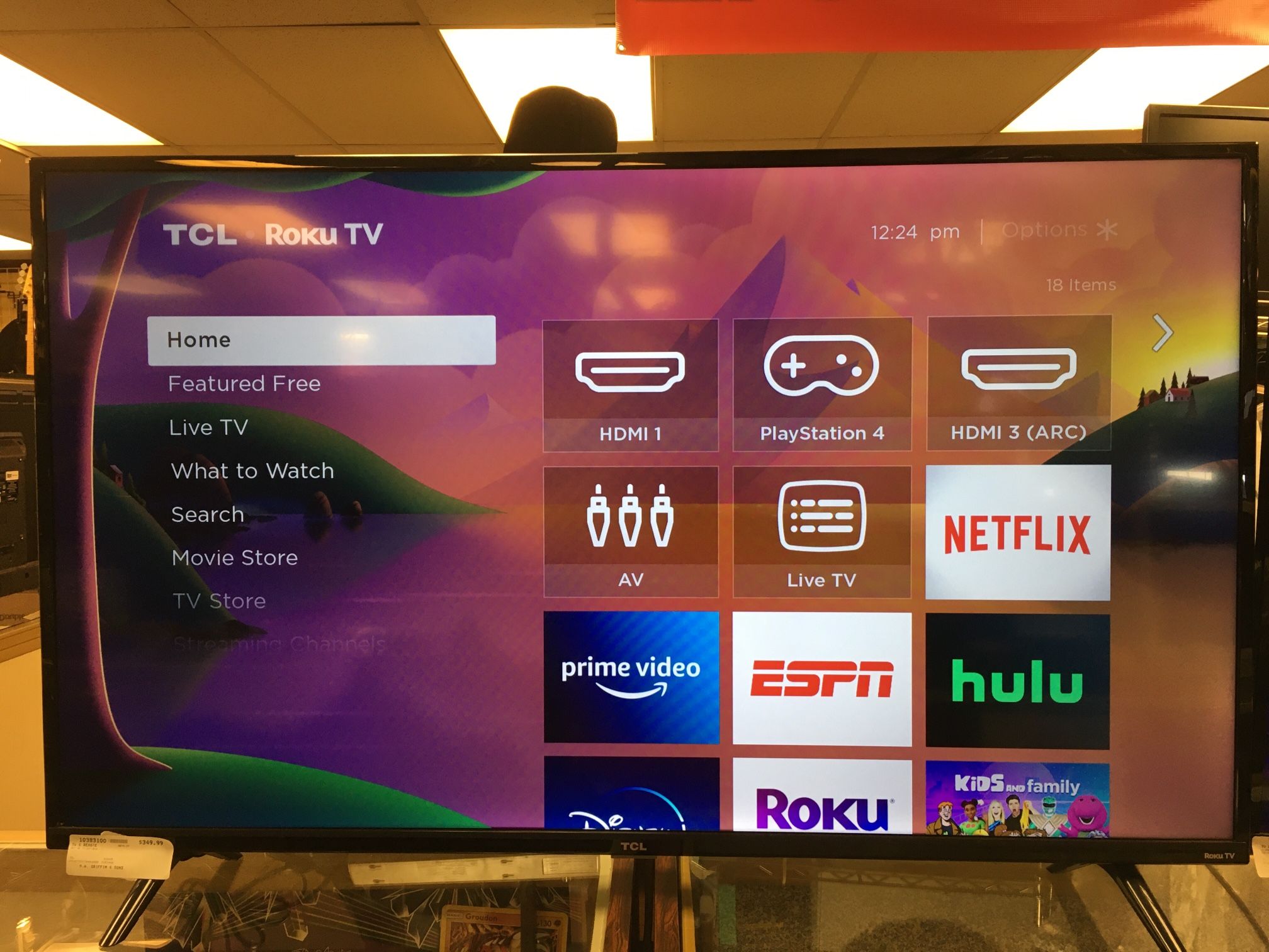 50” TCL 4K Roku Smart Tv