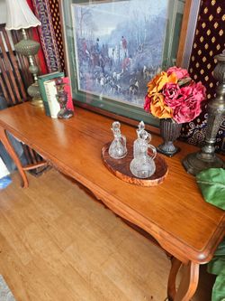 Vintage French Sofa Table / Console / Library Table