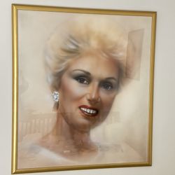 Beautiful, Large Airbrush Original Painting 