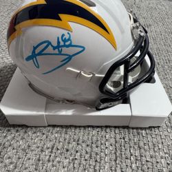 Alvin “Bud” Dupree Sigmed Autograph LA Chargers Mini Helmet - Beckett Coa - LA Chargers