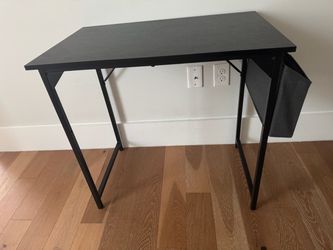 Study table with side pockets