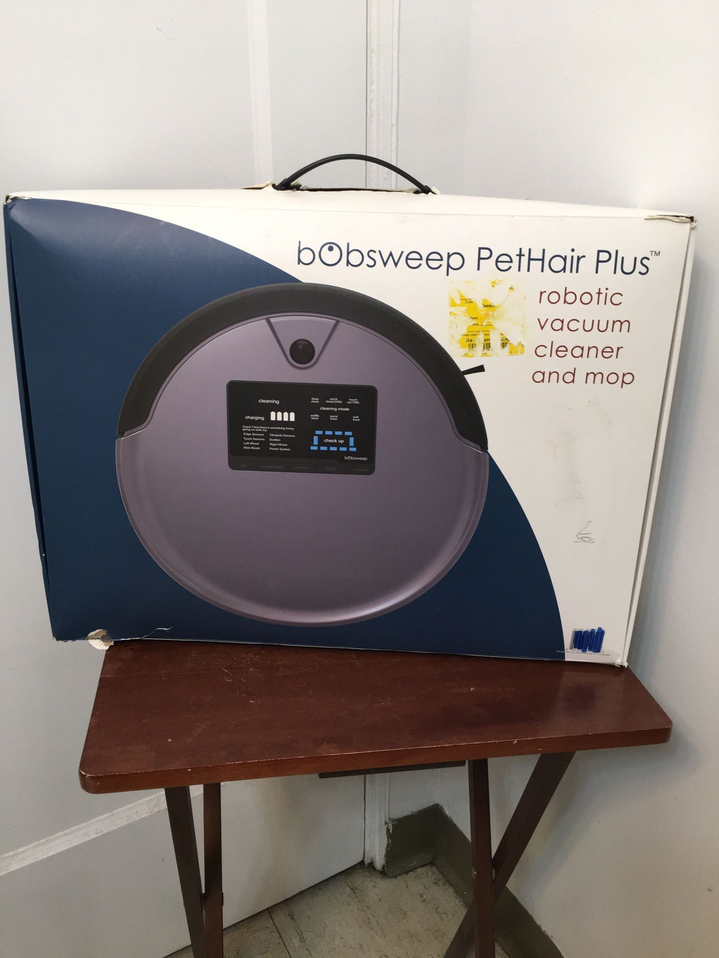 bObsweep PetHair Plus Robotic Vacuum Cleaner & Mop