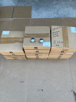 Brush nickel knobs 25 each box $ 10.00