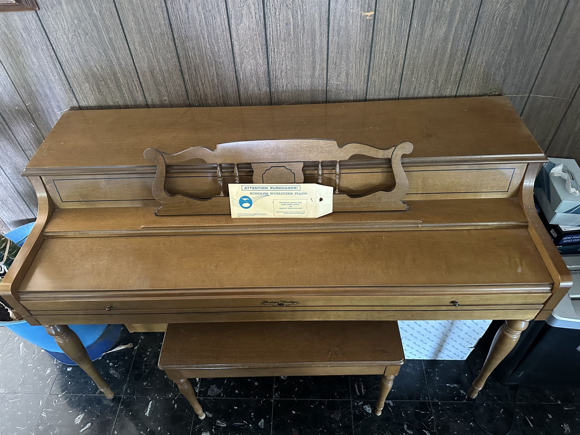 Rudolph Wurlitzer Piano