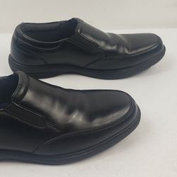 Nunn Bush Mens Myles Slip On Loafers Black Leather 84737-001  Shoes Size 12 W