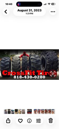 CrossFit Tractor Tires for fitness training!