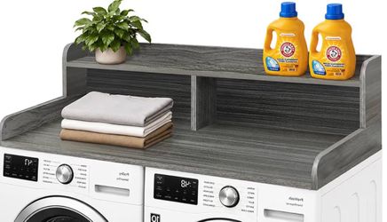 Laundry machine organizer for front loader machines