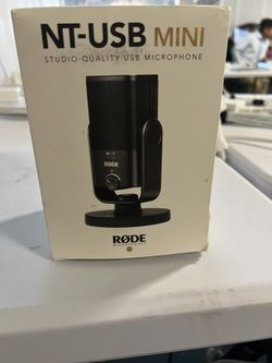 RØDE - NT-USB MINI Studio-Quality USB Microphone - Black