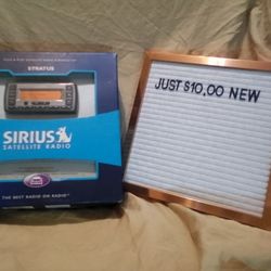 New Stratus Sirius Satellite Radio