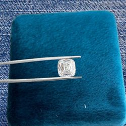 3.27 Ct Lab Grown Square Cushion Certified Diamond 