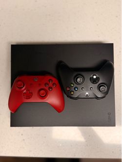 Xbox One X 1TB w/ 2 controllers