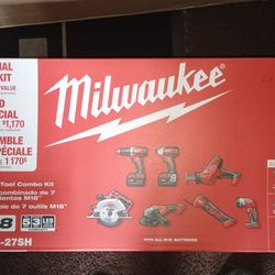 Milwaukee 7-Tool Combo Kit "2695-27s"