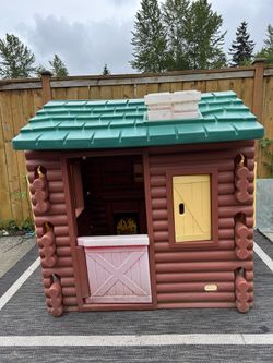 Huge Log Cabin Kids Playhouse 