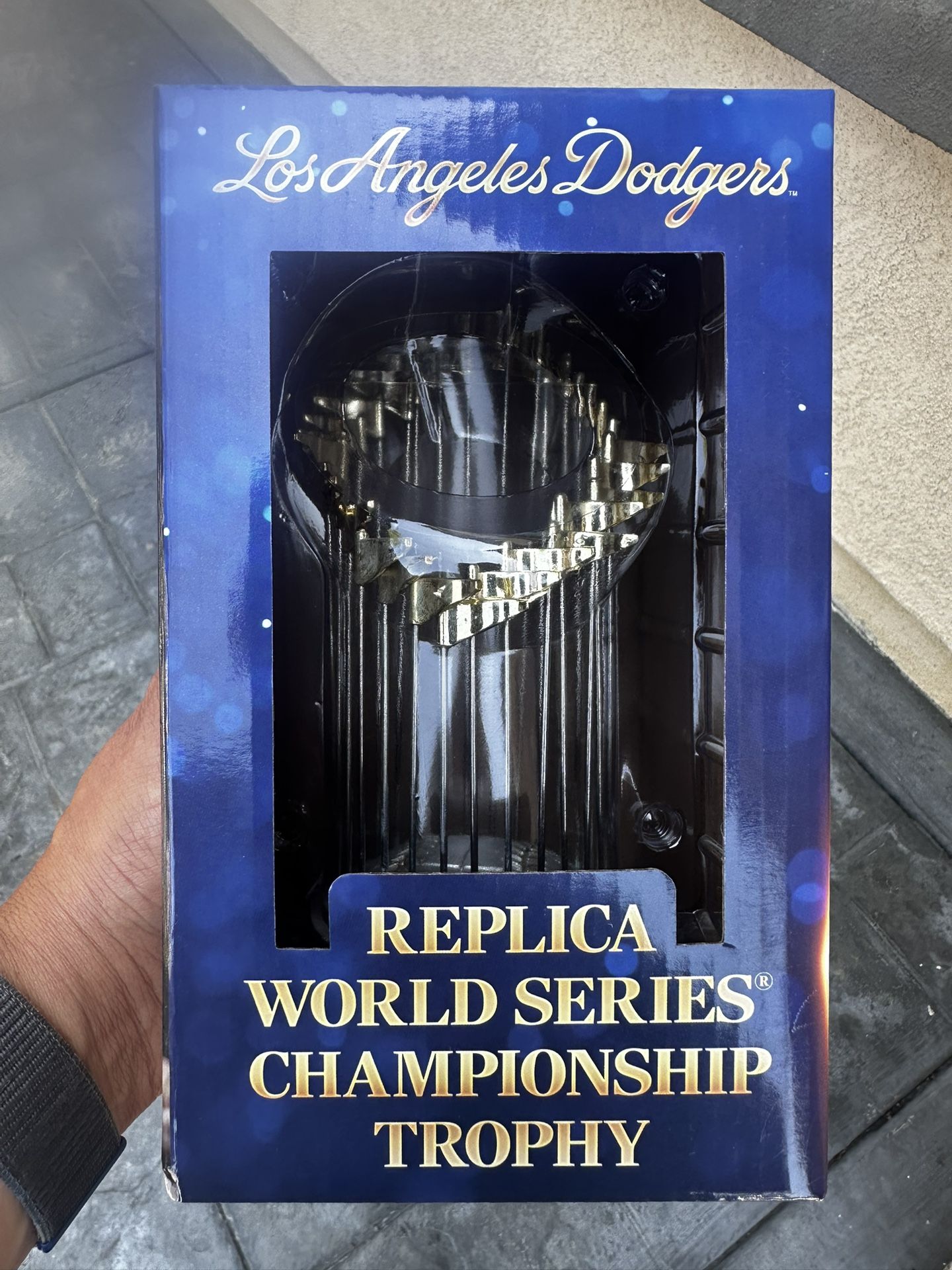 Dodgers World Series Trophy, $80