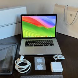 15 Inch Apple MacBook Pro Laptop Computer Bundle Very Slim And Clean Nice LOOK