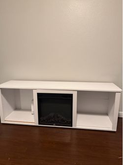 Tv fireplace