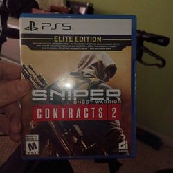 Sniper contracts 2ghost warrior PlayStation 5 video game in perfect condition
