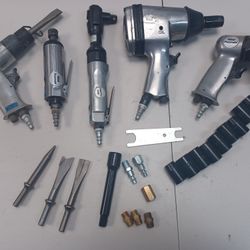 Allied Pneumatic Air Tool Wrenches Gun Set