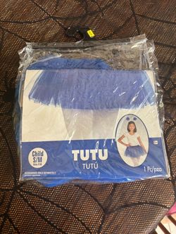 Halloween Costume Blue Tutu Skirt Child Size S/M