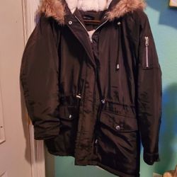 Black Warm  FleeceJacket...size 1x Womens..super Warm..brand New!