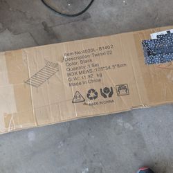 Twin Bed Frame - New In Box - Black