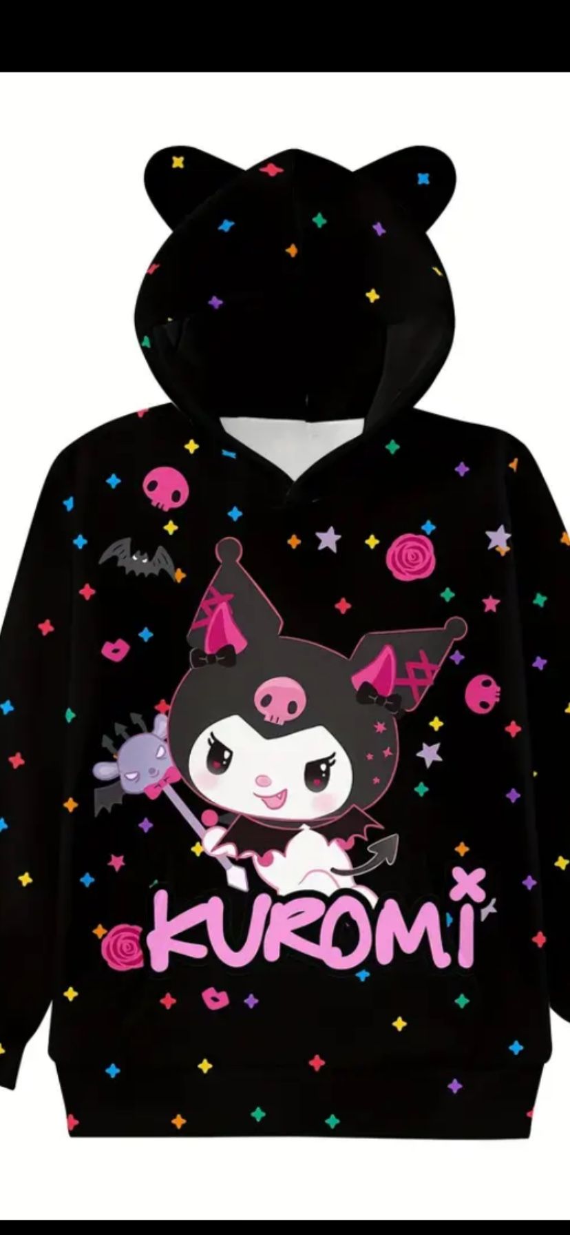Brand Sanrio Girl’s Sweatshirt,Kuromi Size 13/14