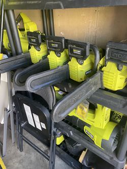 Ryobi 18v Hp 10inch Chainsaws $65 Each Tools Only No Battery No Charger 