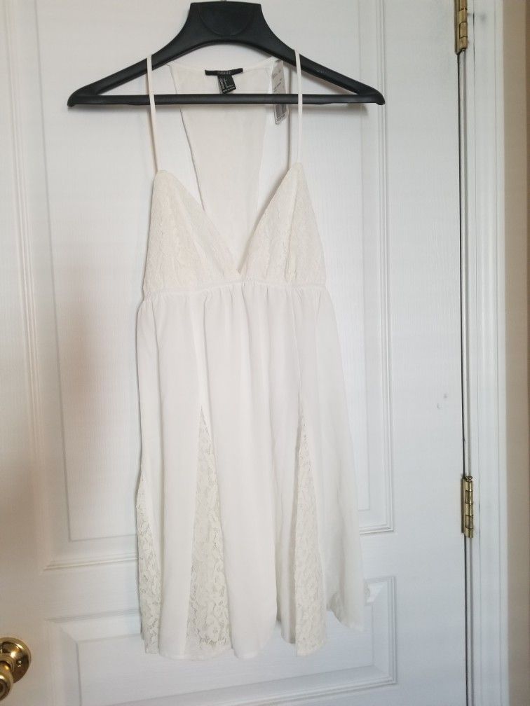 Forever 21 White Intimate Nightdress