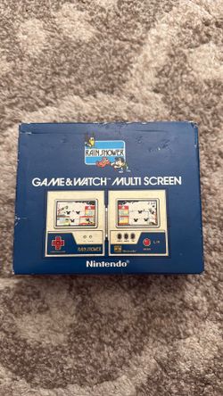 Rain shower multi screen nintendo game & watch