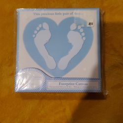 Baby Footprint Canvas