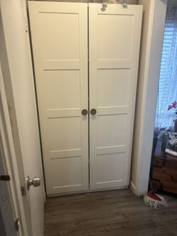 Storage Cabinet Wood $80