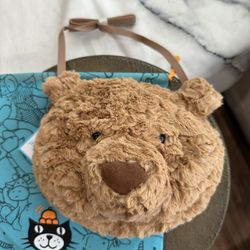 Jellycat Bartholomew Bear Bag NWT
