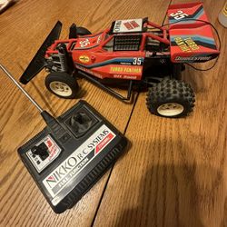 Vintage NIKKO Turbo Panther RC Car Off Road  Frame Buggy