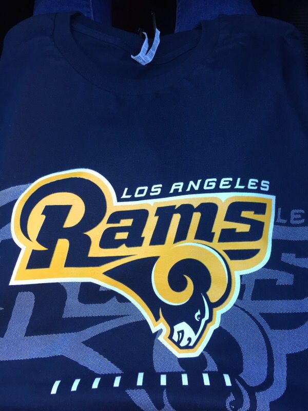 LA RAMS T shirts $8 for medium large extra large $10 for XXL for