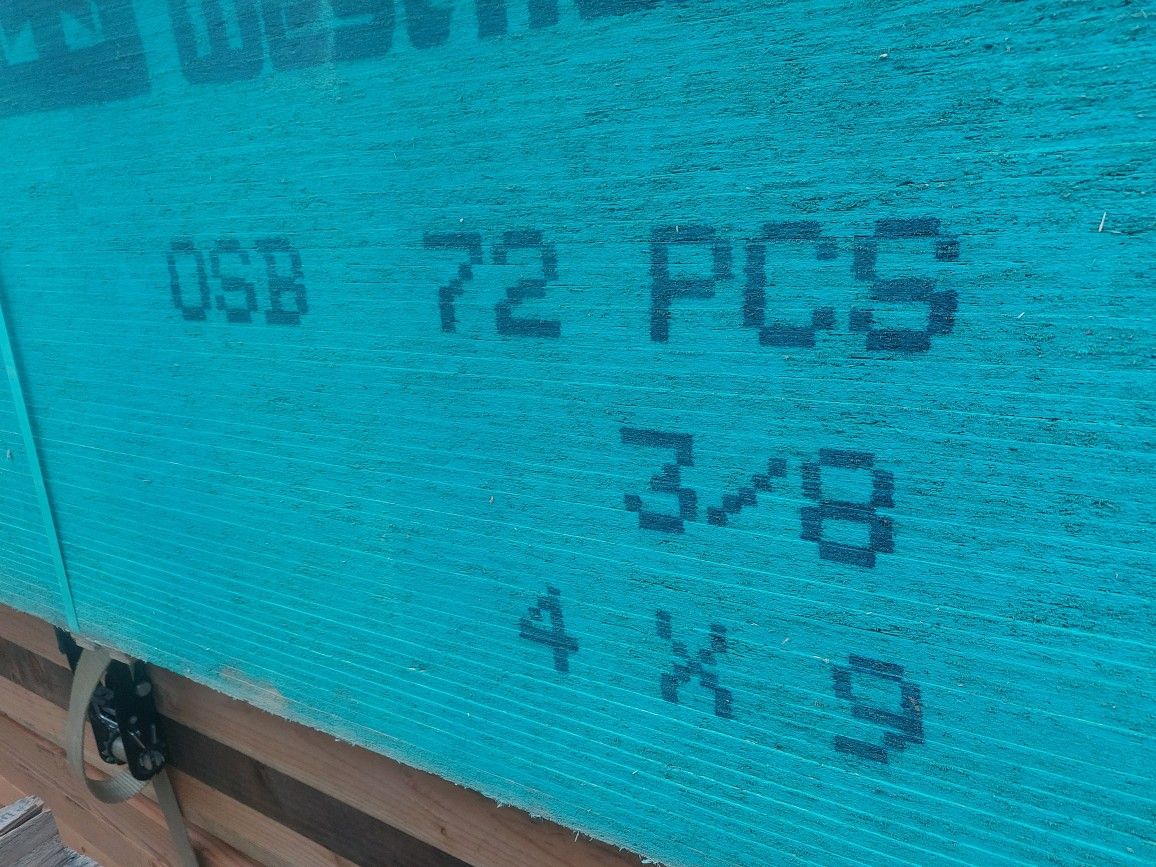 PLYWOOD OSB (3/8) 4×9 ft