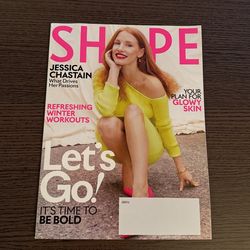 SHAPE Magazine - January/ February 2021 with Jessica Chastain on the cover