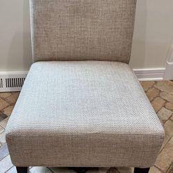 Beige Accent Chair