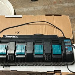 makita 18v lithium ion 4 port multi charger