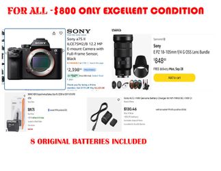 SONY A7SII  wth 18-105 lens  and Accessories